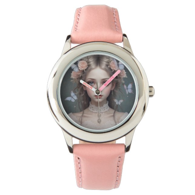 Eetherische Angelic Girl eWatch Horloge (Voorkant)