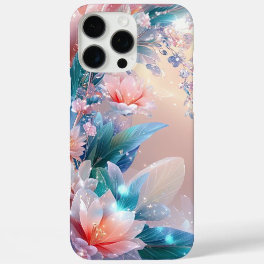 Eetherische bloei: een dromerige bloemenfantasie Case-Mate iPhone case (Achterkant)