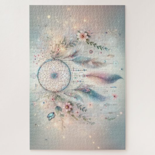 Eetherische Boho Dreamcatcher Legpuzzel (Verticaal)