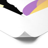 Eetherische Boho Vibes: een tijdloos esthetisch on Poster (Hoek)