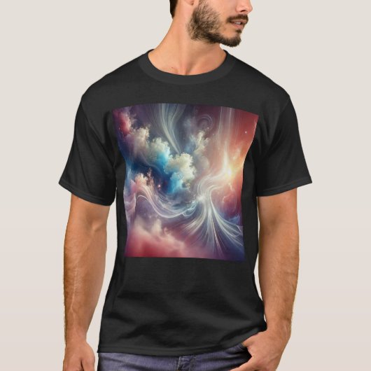 Eetherische Dreamscape - Abstracte kunst T-shirt (Voorkant)