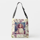 Eetherische engelachtige  meisje crossbody tas (Achterkant)