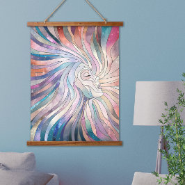 Eetherische essentie - mozaïekkunst hangend wandkleed