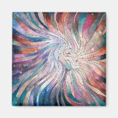 Eetherische essentie - mozaïekkunst magneet (Voorkant)