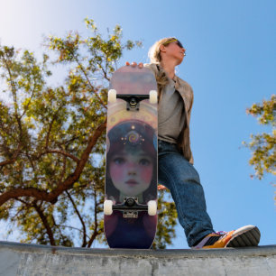 Eetherische fantasie Hemelse Kind Droomwachter Skateboard