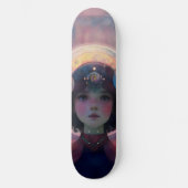Eetherische fantasie Hemelse Kind Droomwachter Skateboard (Voorkant)