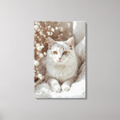 Eetherische Feline Serenity Canvas (Voorkant)