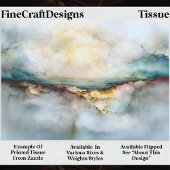 Eetherische horizon Abstract landschap EF6R Decoup Tissuepapier