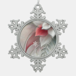 Eetherische Kerst Bloemen Sneeuwvlok Ornament