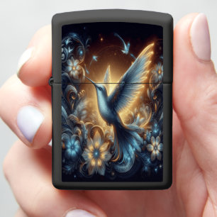 Eetherische kolibrie in een Fantasy Wonderland vol