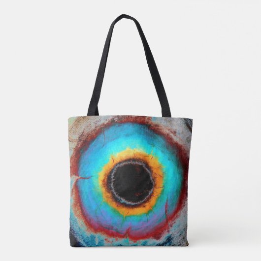 Eetherische Kosmische Oog Universum Levendige Abst Draagtas (Achterkant)