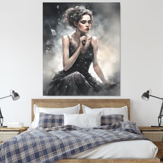 Eetherische Melody Canvas (Insitu (Slaapkamer))