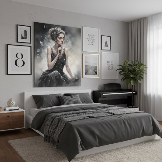 Eetherische Melody Canvas Afdruk