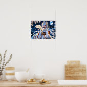 Eetherische Moonlight Fan Dance Poster (Keuken)