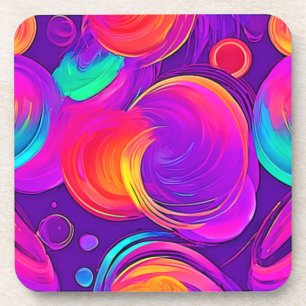 Eetherische neon: Abstracte dromen Bier Onderzetter