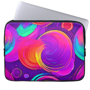 Eetherische neon: Abstracte dromen Laptop Sleeve