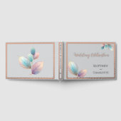 Eetherische schoonheid zachte toon grillige pastel gastenboek (Volledig)