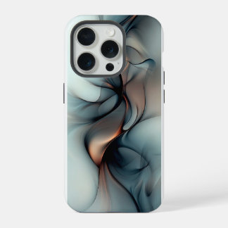 Eetherische stroom – Abstracte elegantie iPhone 15 iPhone 15 Pro Hoesje