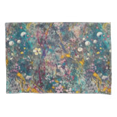 Eetherische Wildflower Dreams Abstract Art Design Kussensloop (Voorkant-Links)