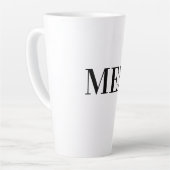 Eetkeuken Mannen Tekst Mokken Kopjes Latte Mok (Linkerhoek)