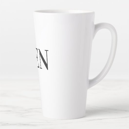 Eetkeuken Mannen Tekst Mokken Kopjes Latte Mok (Rechts)