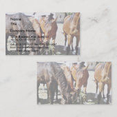 Eetpaarden Visitekaartje (Voorkant / Achterkant)