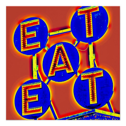 eetposter perfect poster (Voorkant)