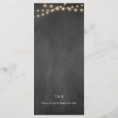 Eettafel kaartjes bedankt, Rustieke Kaarten (Achterkant)