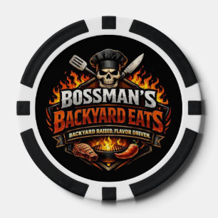 Eetwaar uit de achtertuin van Bossman Poker Chips