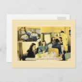 eetwagen op treinen briefkaart (Voorkant / Achterkant)