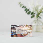 Eetzaal van het restaurant visitekaartje (Staand voorkant)