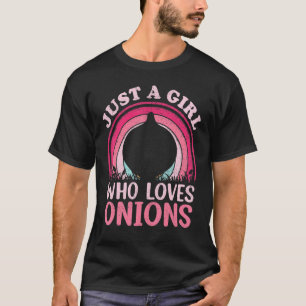 Eeuon Vegetable Vintage, gewoon een meisje dat van T-shirt
