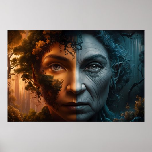 eeuwig contrast: waar jeugd ontmoet leeftijd poster (Voorkant)