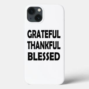 eeuwig dankbaar Gezegend en dankbaar iPhone 13 Hoesje
