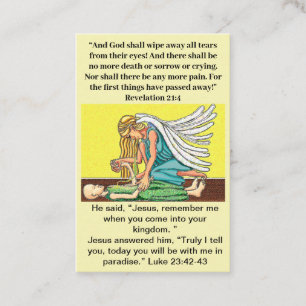 Eeuwig leven Kaart Visitekaartje