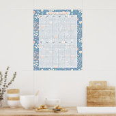 eeuwigdurende Evergreen Verjaardagskalender Kathri Poster (Keuken)