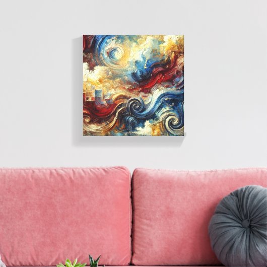 eeuwige beweging canvas afdruk (Insitu (Woonkamer))