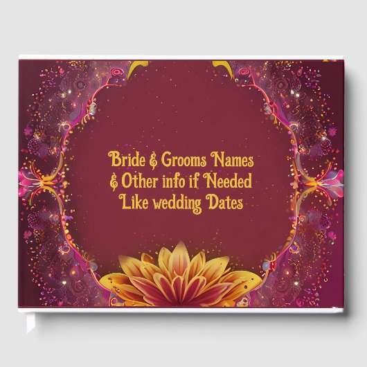 Eeuwige bloesems: een viering van liefde gastenboek (Voorkant)