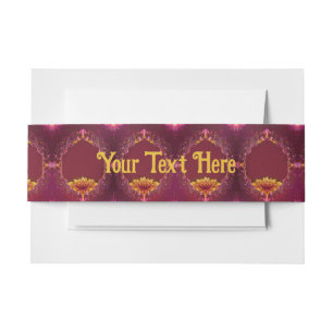 Eeuwige bloesems: een viering van liefde uitnodigingen wikkel