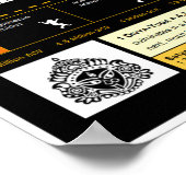 Eeuwige cyclus van Brahma Poster (Hoek)