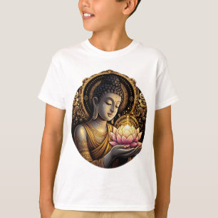 Eeuwige genade: Boeddha met heilige lotus T-shirt