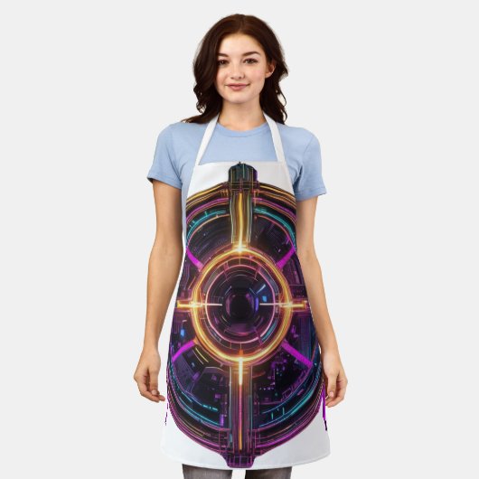 Eeuwige gotische bloei schort (Gedragen)