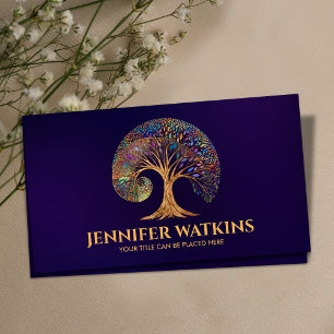 Eeuwige groei - Golden Ratio Spiraalboom Visitekaartje