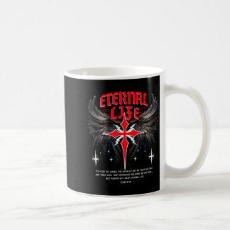 Eeuwige Jezus Kruis Gotische Punk Leven Nu Goth Bi Koffiemok