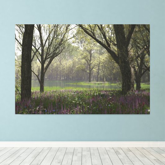 eeuwige lente canvas afdruk (Insitu (Houten vloer))