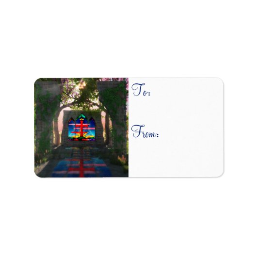 Eeuwige lichtpaascode etiket (Voorkant)