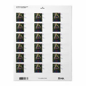 Eeuwige lichtpaascode etiket (Full Sheet)