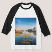 Eeuwige liefde: de Taj Mahal T-shirt (Laagn)