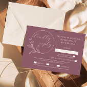 eeuwige liefde | Deep Mauve | RSVP Kaartje