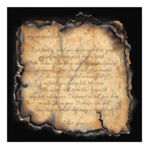 Eeuwige liefde:  geïnspireerde romantiek foto afdruk